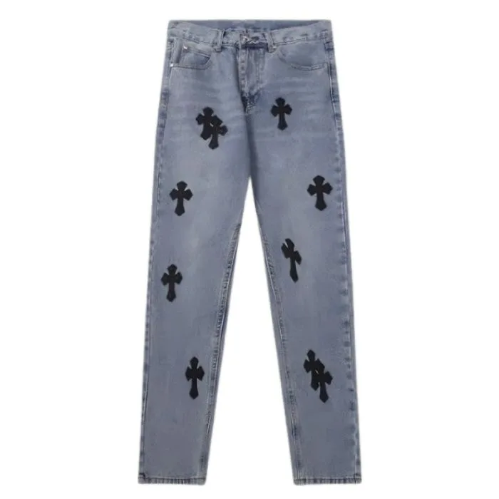 Chrome Hearts Flairny Cemetery Cloth Denim Pants