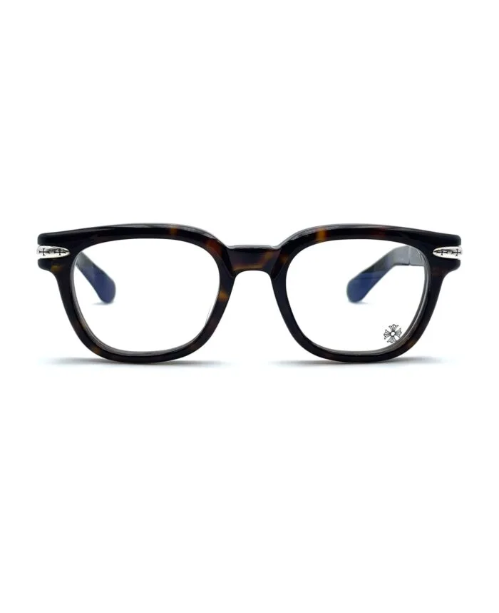 Chrome Hearts Drippin - Dark Tortoise Black Rx Glasses