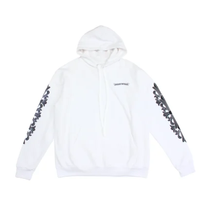 VCH Eye Chart Pink Dagger Pullover Hoodie White