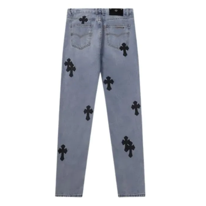 Chrome Hearts Flairny Cemetery Cloth Denim Pants