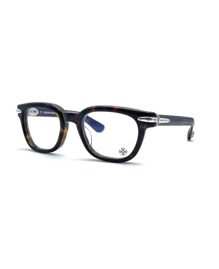 Chrome Hearts Drippin - Dark Tortoise Black Rx Glasses