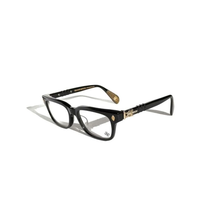 Chrome Hearts Testerical Glasses Gold/VVS Diamond