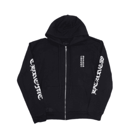 Chrome Hearts Eyechart Zip-Up Hoodie