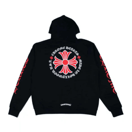 Chrome Hearts Made In Hollywood Cross Zip Up Hoodie