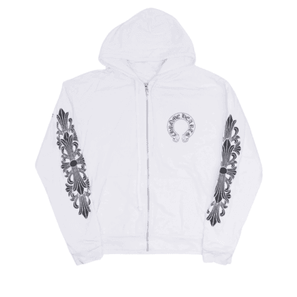 Chrome Hearts Horseshoe Logo Zip-Up Hoodie